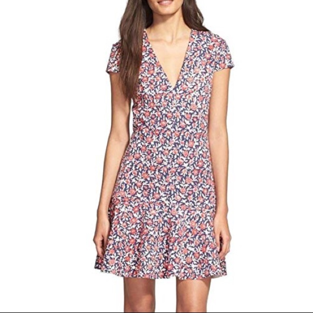 BNWT Tory Burch Birch Calico Dress Medium Floral